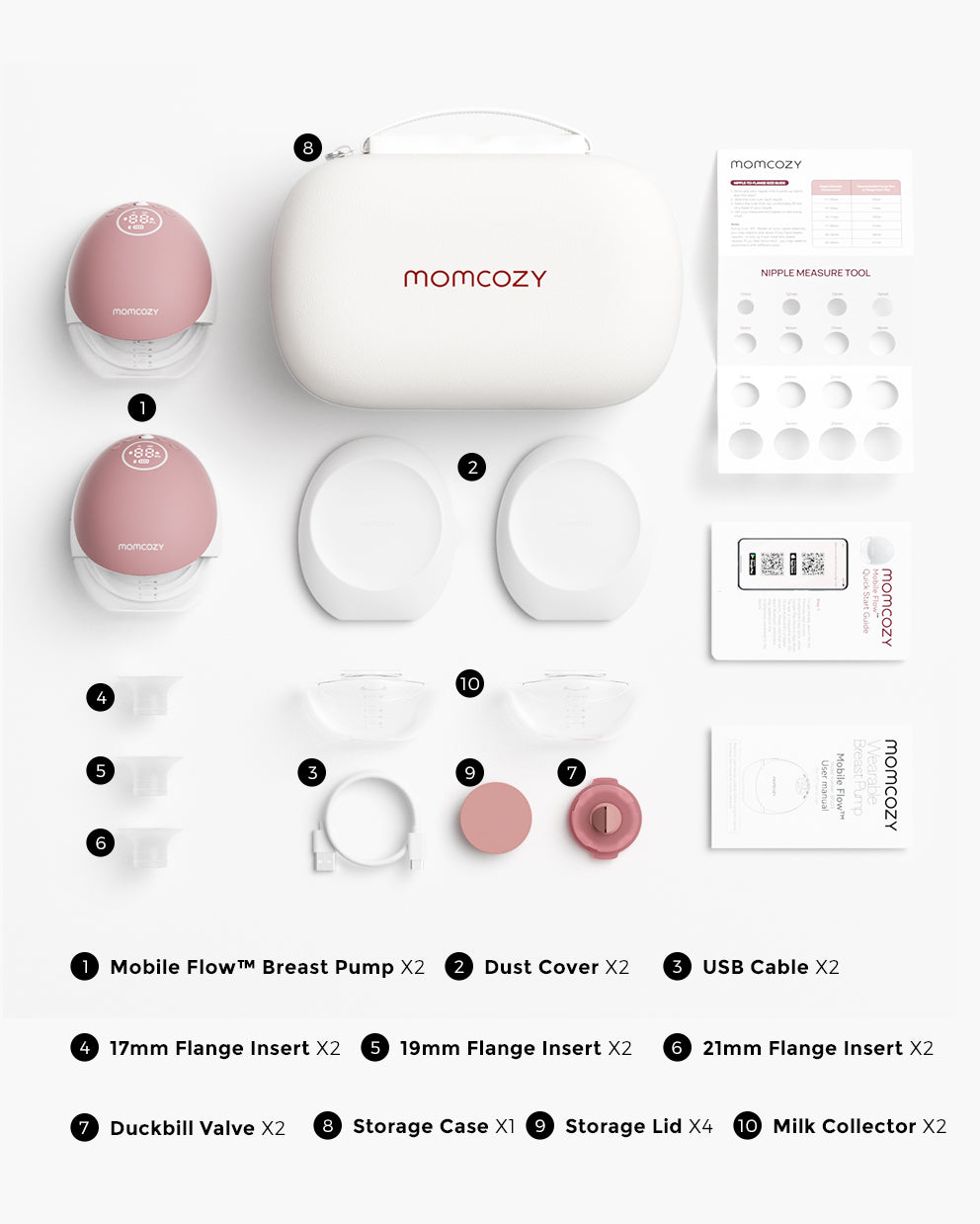 Momcozy Mobile Flow™ Hands-Free Breast Pump | M9