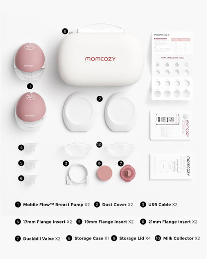 Momcozy Mobile Flow™ Hands-Free Breast Pump | M9