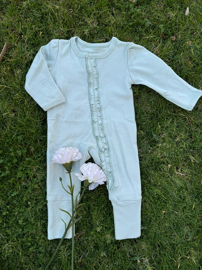 Grow with me magnetic coverall | Sage