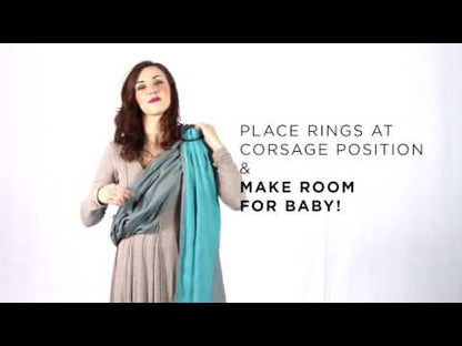 MOBY RING SLING - DOUBLE GAUZE - PEWTER